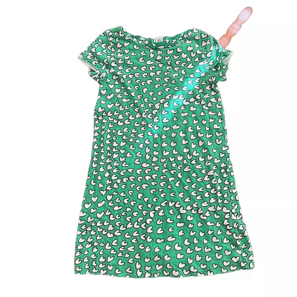 Gap Kids DVF Diane Von Furstenberg Heart Shirt Dress Girls Size XL 12 limited